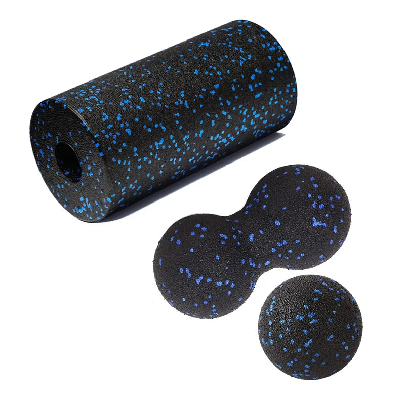 Fascia Massage Foam Roller & Fitness Ball Set – Deep Muscle Recovery & Tension Relief
