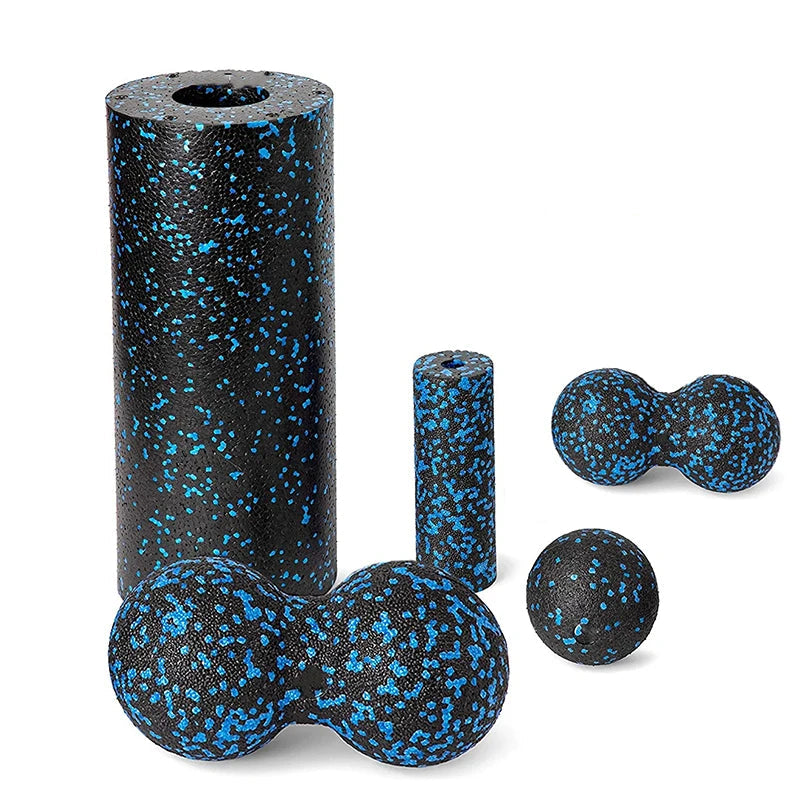 Fascia Massage Foam Roller & Fitness Ball Set – Deep Muscle Recovery & Tension Relief