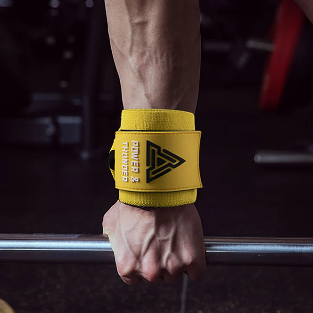Premium Fitness Wrist Support – Wristbands for Gym, Weightlifting, & Sports Protection