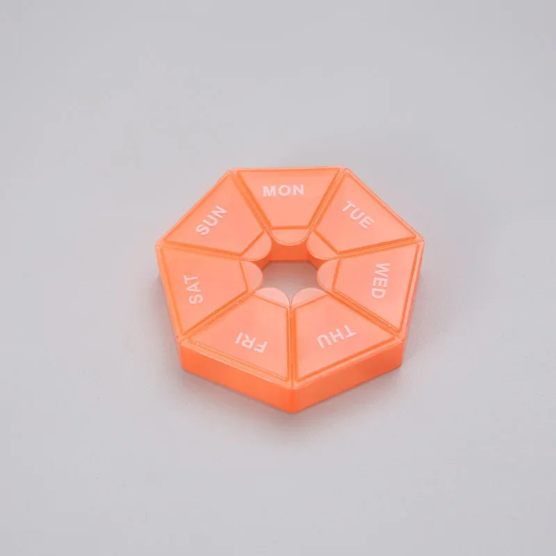 Mini Travel Pill Organizer – Compact, Secure, and Easy to Carry