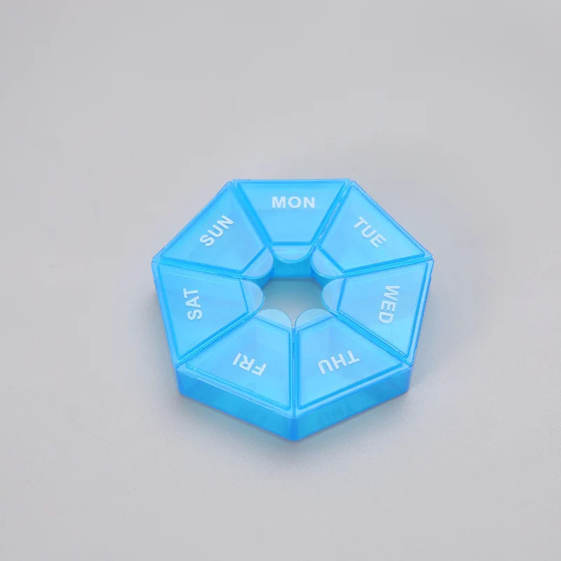 Mini Travel Pill Organizer – Compact, Secure, and Easy to Carry