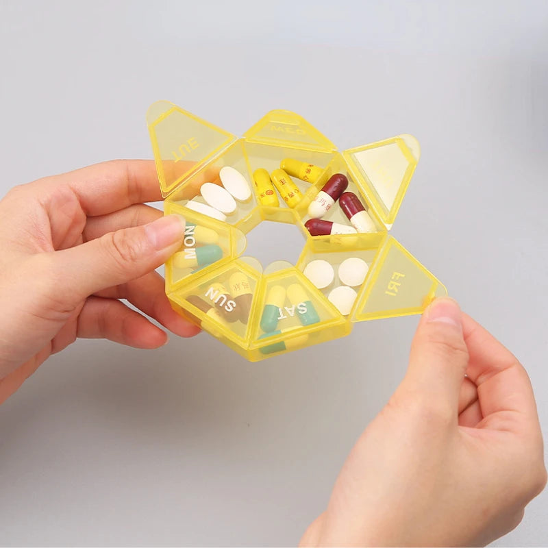 Mini Travel Pill Organizer – Compact, Secure, and Easy to Carry
