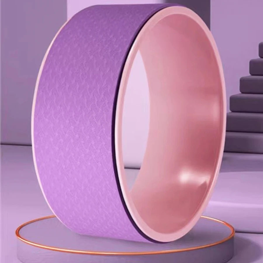 Yoga Wheel – Back Stretching Roller for Yoga & Pilates Practice