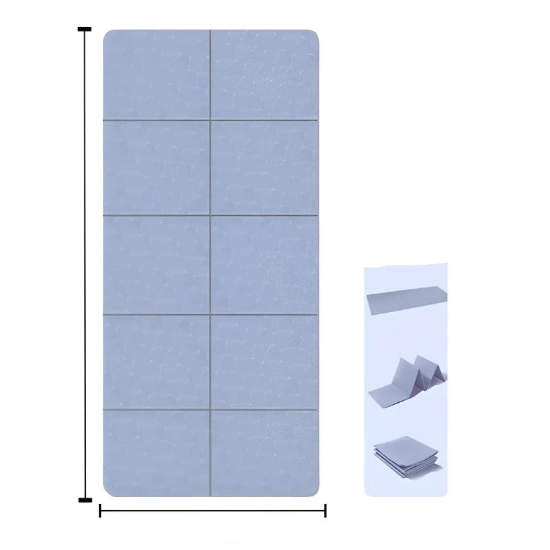 Foldable Eco-Friendly Yoga Mat – Lightweight & Non-Slip