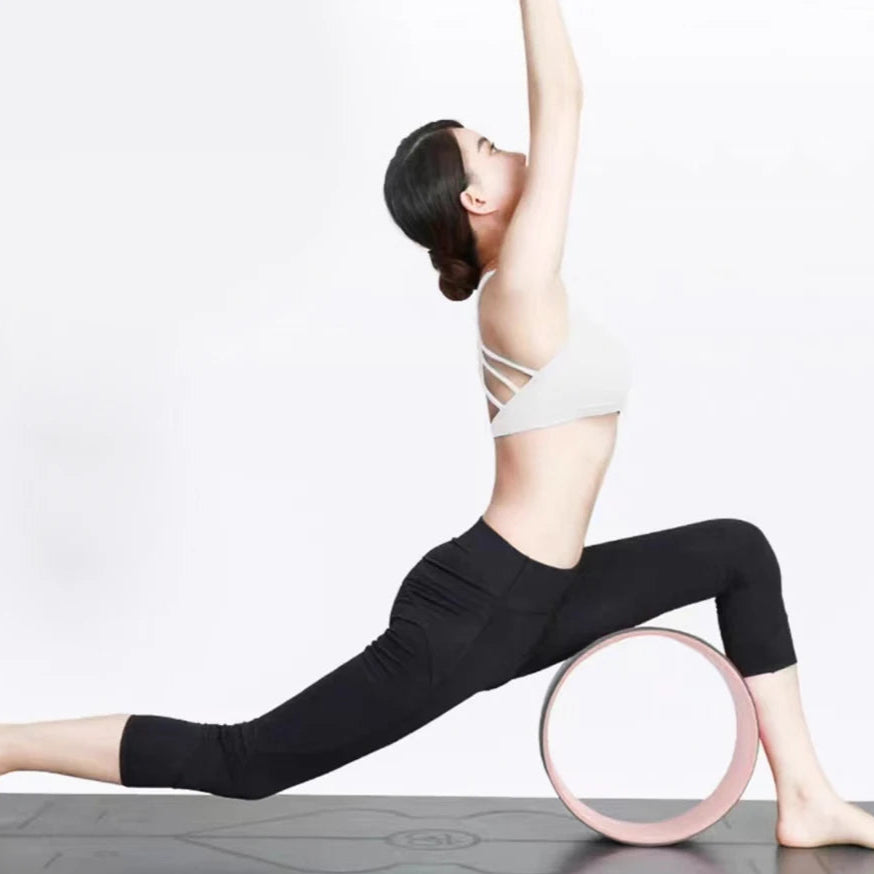 Yoga Wheel – Back Stretching Roller for Yoga & Pilates Practice