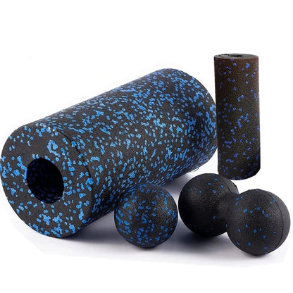 Fascia Massage Foam Roller & Fitness Ball Set – Deep Muscle Recovery & Tension Relief
