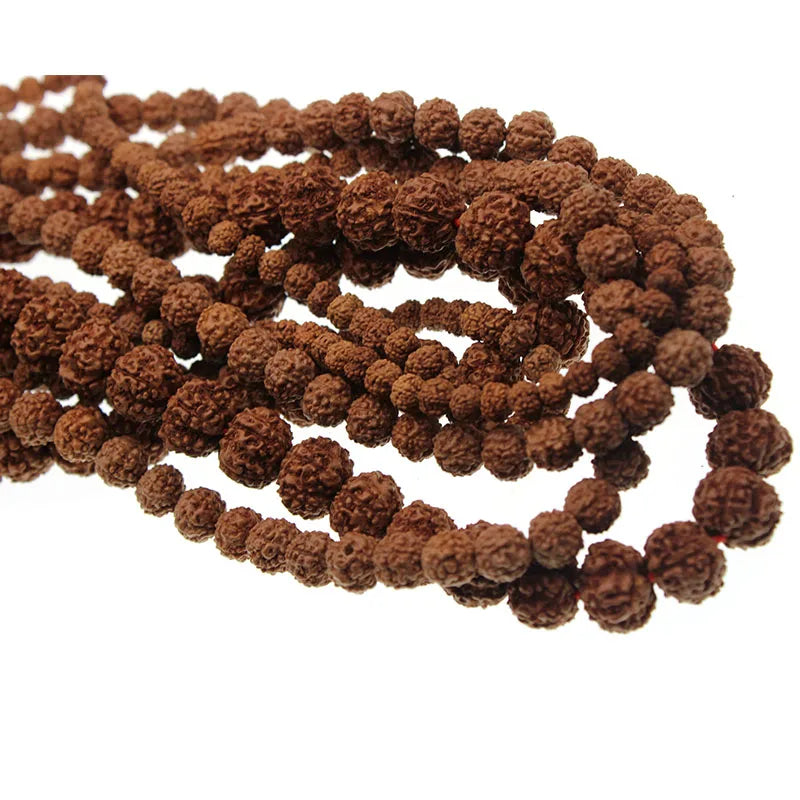Wooden Breathing Necklace | Meditation Mala Beads for Anxiety & Grounding