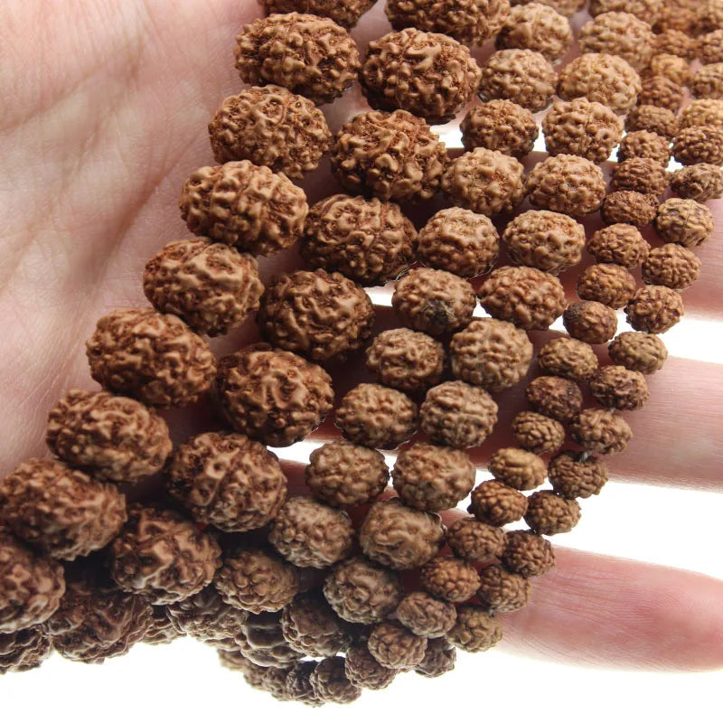 Wooden Breathing Necklace | Meditation Mala Beads for Anxiety & Grounding