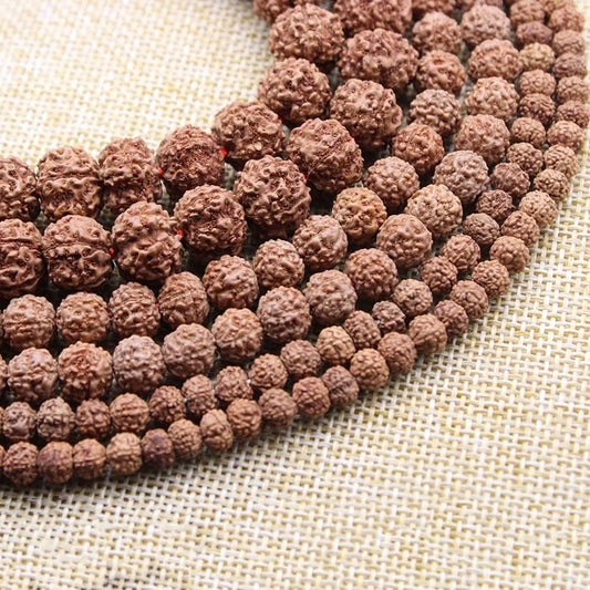 Wooden Breathing Necklace | Meditation Mala Beads for Anxiety & Grounding