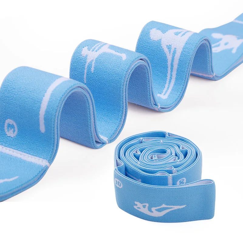 FlexGrid Multi-Loop Resistance Band – Full-Body Stretch Strap for Yoga & Pilates