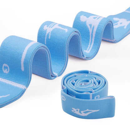 FlexGrid Multi-Loop Resistance Band – Full-Body Stretch Strap for Yoga & Pilates