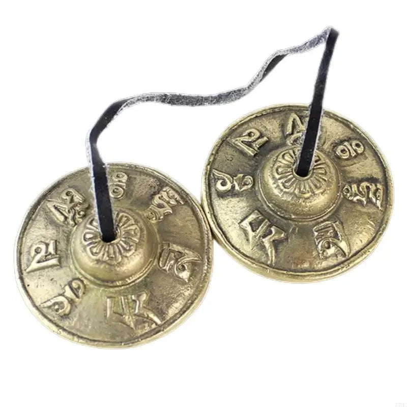 Tingsha Meditation Cymbals | Brass Chime Bells for Sound Healing & Grounding