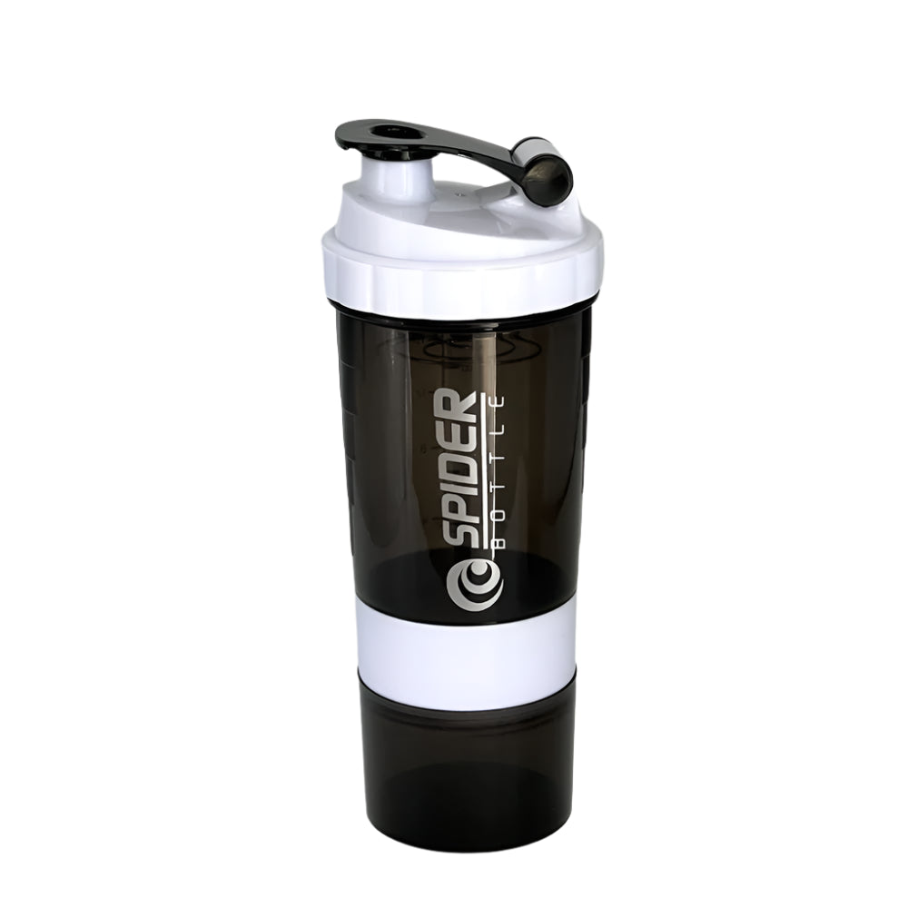 3-Layer Protein Shaker Bottle - Mix, Store & Go