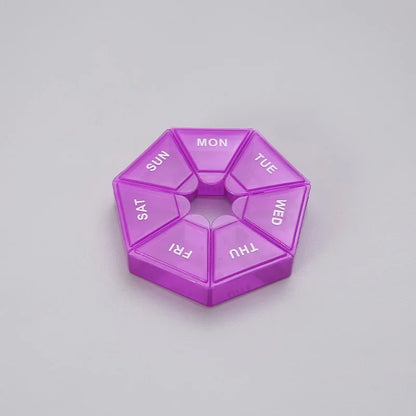 Mini Travel Pill Organizer – Compact, Secure, and Easy to Carry