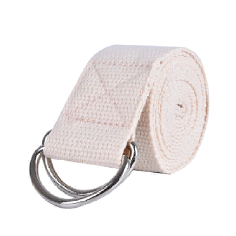 PosePro Adjustable Yoga Strap – Printed D-Ring Stretch Belt for Flexibility & Support